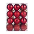 thumbnail image 4 of 24x Adornos para Árboles de Navidad Bolas de Navidad con Adornos de Lazo Colgante Adornos para Árboles de Navidad para Fiestas de Bodas en Interiores Rojo BLESIY Colgantes Bolas, 4 of 8