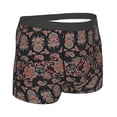 thumbnail image 4 of Uemuo Retro Floral Pattern Men's Boxer Briefs,Trunk Anti-Chafing,Comfortable, Durable, and Stylish Underwear-Large, 4 of 9