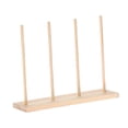 thumbnail image 3 of Organizador de cintas de madera, soporte para ahorrar espacio, multifuncional, para hacer lazos, soporte para carretes de hilo para pastelería y sala, 3 of 8