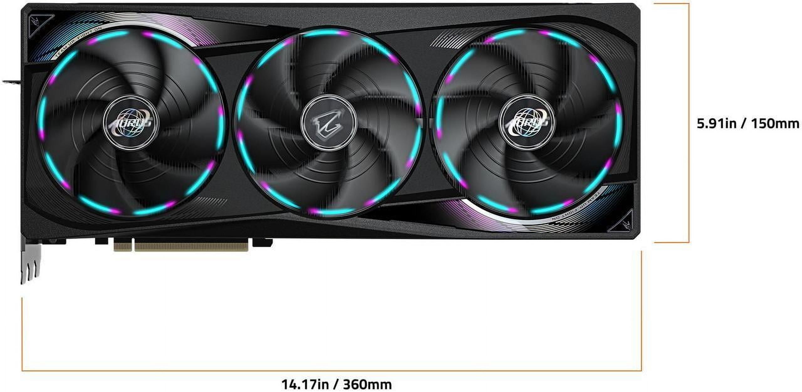 GIGABYTE AORUS GeForce RTX 5090 32GB GDDR7 PCI Express 5.0 ATX Graphics Card GV-N5090AORUS M-32GD