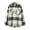 Gray, variant on Aunavey Womens Plaid Lapel Button Dwon Shacket Warm Jacket Shirts Coats with Pockets