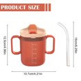 thumbnail image 3 of HLONK Drinking Cups | Spill Proof Cups | 300ml Unspillable Cup with Handles Water Bottle Drinking Cup with Lid Maternity Drink Water Extra Offer, 3 of 8
