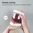 thumbnail image 4 of Airtight Food Storage Containers - Plastic BPA Free Kitchen Pantry Storage Containers for Sugar  Flour and Baking Supplies - Dishwasher Safe, 4 of 7