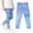 Blue, variant on Odeerbi 3-8 Years Kids Girls Leggings Tie-Dye Gradient Stretchy Tights Compression Pants Summer High Waist Soft Pantyhose