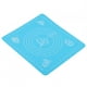 thumbnail image 1 of Alfombrilla De Silicona Antideslizante Para Hornear Para Enrollar Y Limpiar La Masa Fácilmente: Grado Alimenticio, Resistente Al Calor, Azul, 11,5x10,2 Pulgadas, 1 of 7