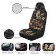 thumbnail image 6 of Uorisanigo Owl Flower Car Seat Covers Waterproof Front Seat Covers Automobile Front Seat Covers Easy to Install Car Interior Automotive Universal Fit Most Cars, 6 of 7