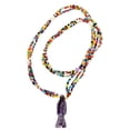thumbnail image 1 of Collar Rosario Santa Muerte Morada Ritualizado Fe y Sabiduría, 1 of 6