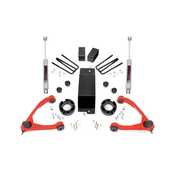 Rough Country 3.5" Lift Kit for 2007-2016 Chevy/GMC 1500 4WD - 19431ARED