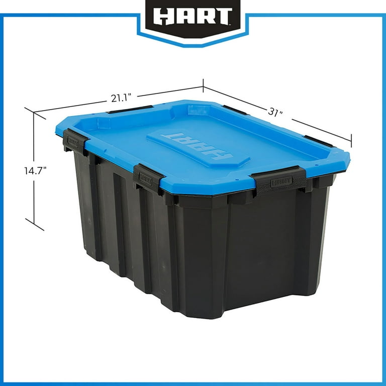 Heavy - Duty Plastic Container (Blue)