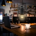 thumbnail image 3 of OULII Creative Lamp Shade Hollow Design Lampshade Black for Study 1Pcs, 3 of 8