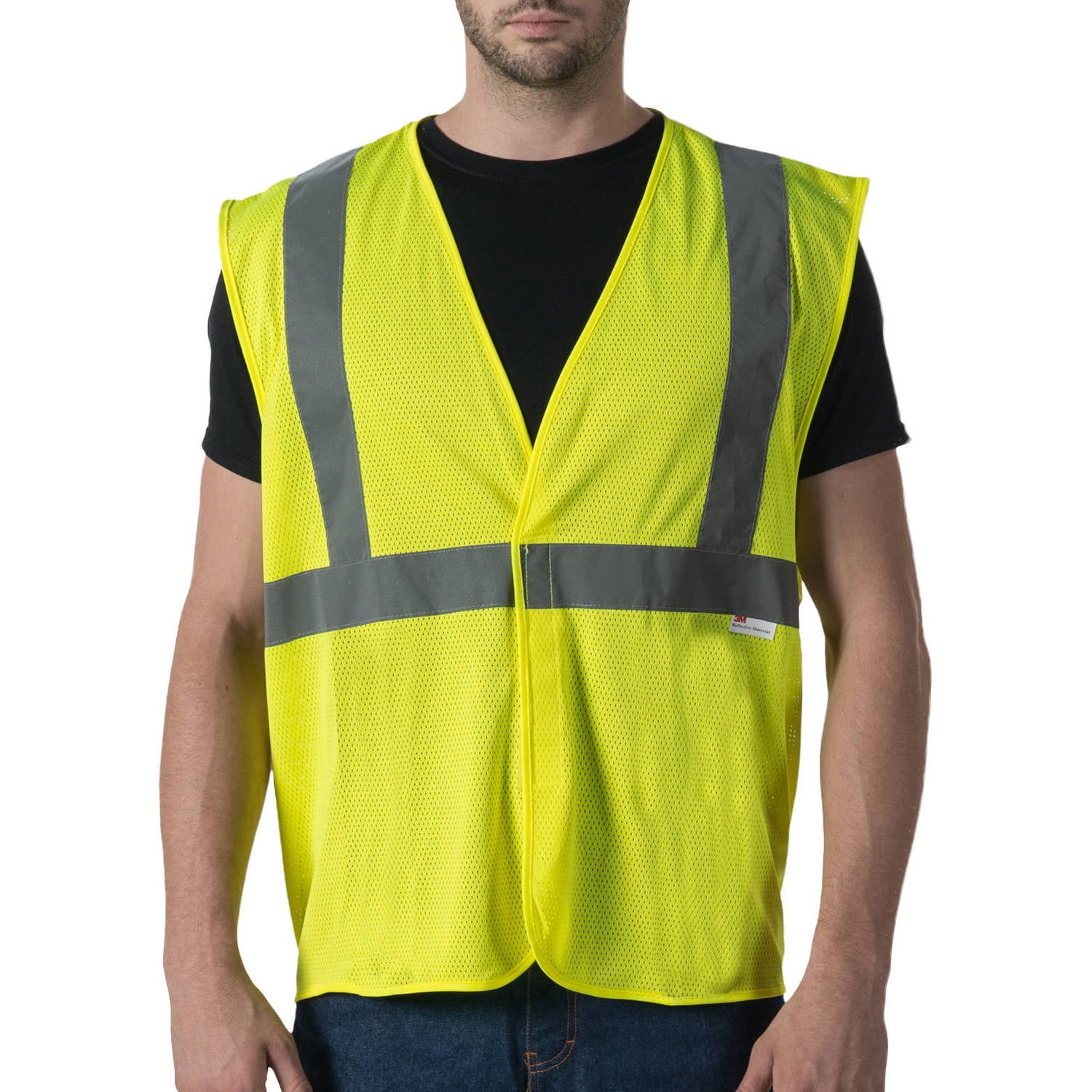 Walls Walls Men's ANSI 2 High Visibility Mesh Safety Vest Walmart