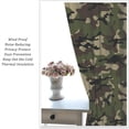 thumbnail image 5 of Camouflage Curtains Teens Camo Army Camouflage Blackout Rod Pocket Curtains & Drapes Bedroom Decor for Kids Boys Girls Teens,Green Militarily Abstract Art Window Curtains 2 Panels 84x84in, 5 of 6