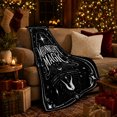 thumbnail image 3 of Midnight Magic Celestial Star, Festive Halloween Scene, Warm Flannel Blanket for Living Room and Reading Nook with Detailed Artwork, Art Lovers Christmas Gift, Festive Home Decor, 3 of 9