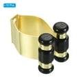 thumbnail image 3 of Uxcell Wall Mount Metal Pool Cue Clips Billiards Stick Holder Rack Clips, Gold Tone 10 Pack, 3 of 5