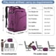 thumbnail image 2 of Mochila MATEIN Carry on 27 L para mujer Flight Approved, color morado, 2 of 9