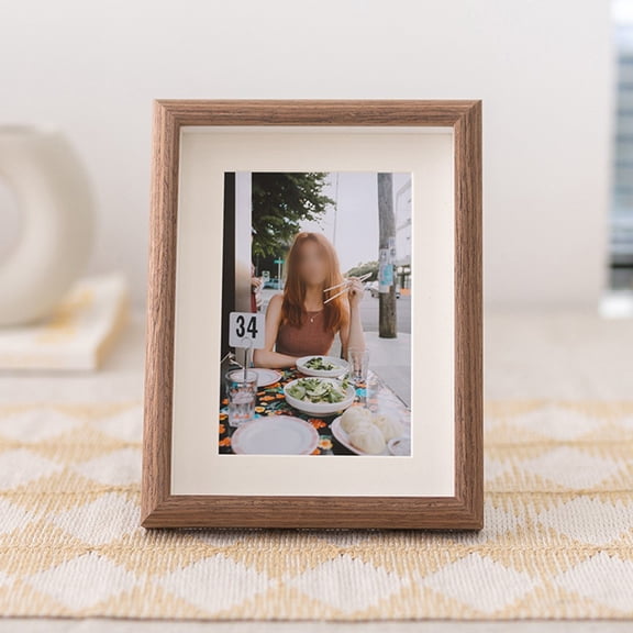 Hollow Threedimensional 7x10 inch Wooden Photo Frame Perfect for Any Space