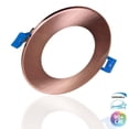 thumbnail image 1 of Nicor Lighting DLE421203KRDAC 4 in. DLE4 Série Rond Vieilli Cuivre Downlight LED - 3000K, 1 of 1