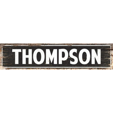 THOMPSON MAN CAVE Street Chic Sign Home man cave Decor Gift Ideas