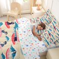 thumbnail image 5 of Homewish Cartoon Pet Dog 7-Piece King Bedding,Ocean Wave Surfboard King Bed in a Bag,Beige,Colorful Stars Reversible, 5 of 8