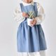 thumbnail image 5 of Delantal de pintura para niños transpirable de moda, delantal de cocina para niños, azul (S), 5 of 8