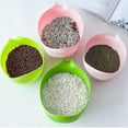thumbnail image 3 of Rice Wash Sieve Plastic Kitchen Vegetable Drain Basket Rice Cleaning Strainers With Handle Colanders Food Strainers, 3 of 5