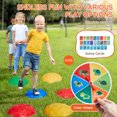 thumbnail image 3 of VEVOR Kids Balance Stepping Stones Sensory Obstacle Course 6 PCS Outdoor Indoor, 3 of 9