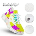 thumbnail image 3 of Bright Colorful Kaleidoscopic Pattern Design Walking Shoes for Men Woman Lightweight Tennis Fashion Elastic Sports Shoes Cushion Basketball Shoes, 3 of 8