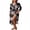 Black Floral, variant on Women Robes Long Knit Bathrobe Lightweight Soft Summer Kimono Robes Casual Loungewear with Attached Belt