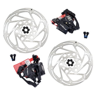 TRP Brakes Spyre Flat Mount Mechanical Disc Brake Set, 160mm