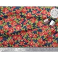 thumbnail image 3 of Soimoi Cotton Duck Fabric Holly Leaves & Floral Print Sewing Fabric Yard 42 Inch Wide, 3 of 3