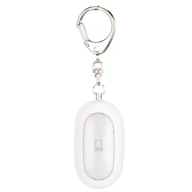 Alarma Personal Emergencia Autodefensa Led Alarma De Seguridad Llavero Para Mujeres Niños (Blanco) Monstrate EL008897-00