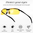 thumbnail image 3 of WHAMVOX 1Set Night Time Glasses For Driving Men UV Protection Anti Glare, 3 of 8