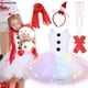 thumbnail image 2 of 2024 Vestido con luces LED de Navidad para niñas, disfraz de muñeco de nieve, traje de Navidad, ropa de cosplay de muñeco de nieve, vestidos de princesa para niños, 2 of 5