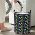 thumbnail image 4 of Lsque Snails 1 pattern Laundry Hamper Basket, Tall Woven Rope Hamper Basket for Clothes, Lightweight Storage Basket, Collapsible Waterproof-Medium, 4 of 8