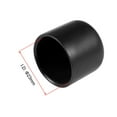 thumbnail image 3 of Rubber End Caps Vinyl Round Bolt Cap Cover Screw Thread Protectors, Black 23mm, 3 of 6