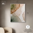 thumbnail image 4 of Beige Ground Swell I Canvas Print Nature Decor by Art Remedy, White Frame, 36 x 45, 4 of 6