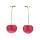 thumbnail image 1 of KAKOWELY 1 par de pendientes de moda con dije de cereza, un gran regalo de joyería para mujer., 1 of 5