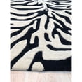 thumbnail image 4 of EORC BLACK Hand-Tufted Wool Transitional Modern Tufted Rug, 4' x 6'-Color:Black,Material:Wool, 4 of 4