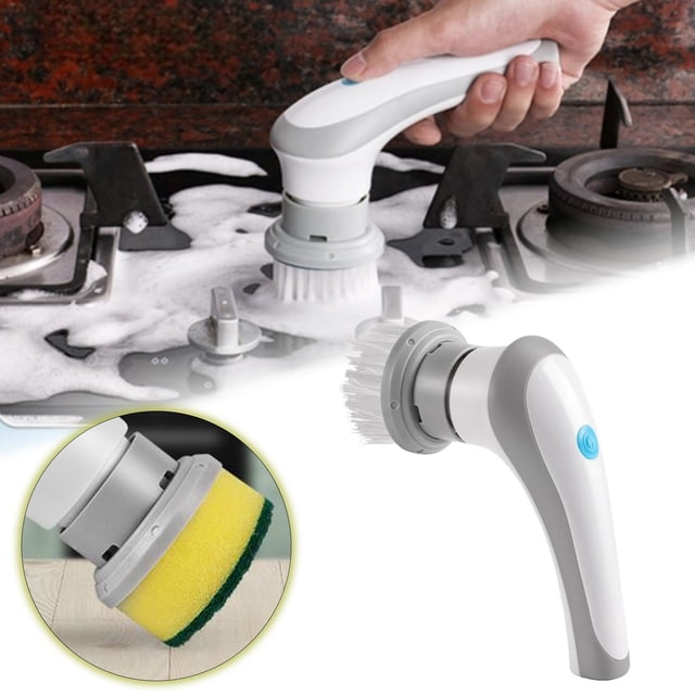 Functional Automatic Telescopic Handheld Cordless Cleaning Brush Intelligent Floor Scrubber Mop Dip Brazing Paste Stainless Steel Mesh Copper Scrubbers for Wall Mount Dish Rack for Kitchen