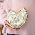 thumbnail image 4 of YOUI-GIFTS Conch Crossbody Shoulder Bag Chain Strap Handbags Acrylic Women Fashion Evening Clutch Purse, 4 of 8