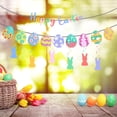 thumbnail image 4 of KCEHTA Easter Banner, Happy Easter Banner, Easter Hanging Paper Banner, Easter Decorations Banner, Easter Decorations Indoor, Easter Birthday Party Decorations, 4 of 7