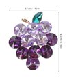 thumbnail image 4 of Miangastore Glass Fruit Lapel Pin Multi 1Pcs 1.73X1.46X0.71In, 4 of 8