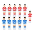 thumbnail image 1 of 11 unidades/juego de futbolín para hombre, de mesa de fútbol, futbolín, futbolín para hombre, piezas de mesa de futbolín, rojo y azul para Sunnimix Hombres de fútbol, 1 of 8