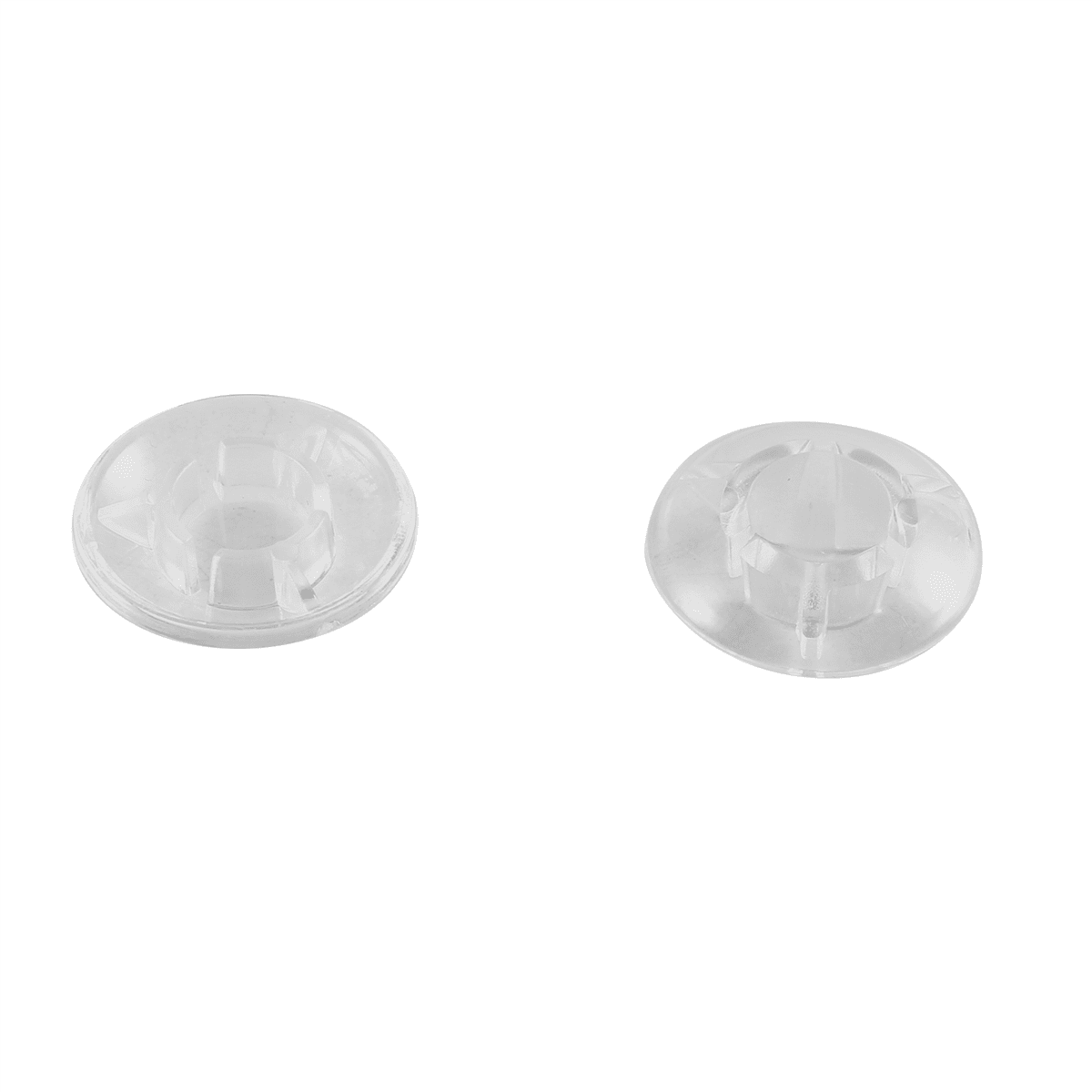 32 Pack Clear Mushroom Style Guitar Effect Pedal Footswitch Toppers Foot Nail Cap Protection Cap for Guitar Effect Pedal