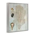 thumbnail image 3 of Stupell Industries Detailed Coral & Seashells Animals Painting Gray Framed Art Print Wall Art, 16 x 20, 3 of 8