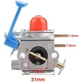 thumbnail image 2 of Carburetor Replacement for Husqvarna 128LD 128L 124C String Trimmer Replace Zama C1Q-W38 545081850 Carb Kit, 2 of 3