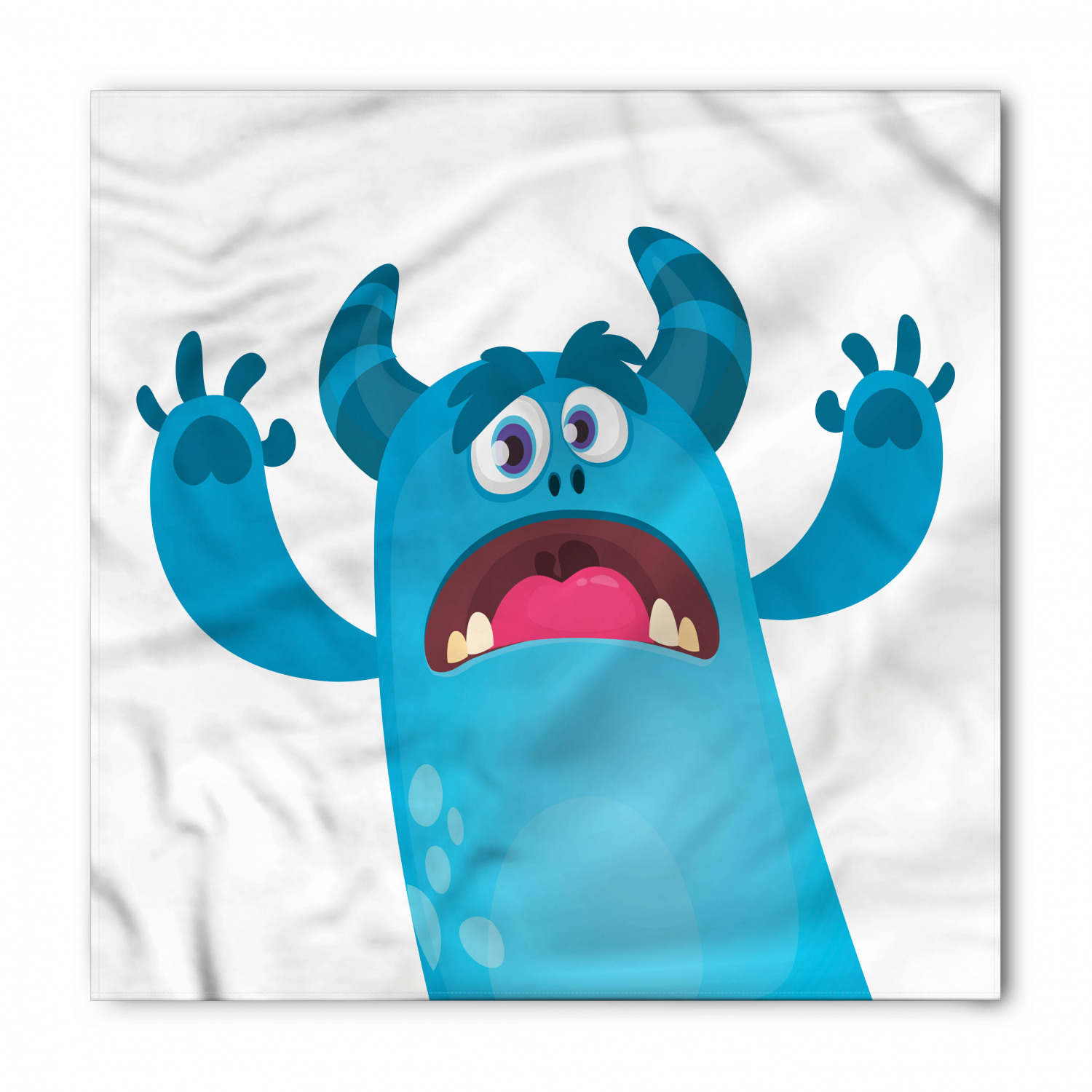 Alien Bandana, Roaring Monstrous Character, Unisex Head and Neck Tie ...