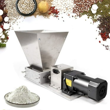 Fetcoi, Grain Grinder Home Brew Malt Miller Malt Grain Mill 110V 40W Stainless Steel