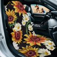 thumbnail image 2 of Bulopur Sunflower Car Towel Seat Covers for Summer Washable Bucket Seat Protector for SUV Vehicle Sedan Truck Easy to Install Athletic Running Towel 2025, 2 of 7
