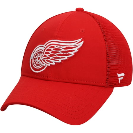 - Detroit Red Wings Fanatics Branded Elevated Core Trucker Adjustable Snapback Hat - Red - OSFA